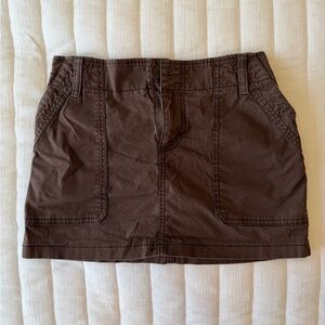 wild fable brown mini skirt
